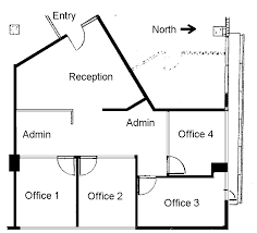 Pacific Tower Suite 309 Office Floor Plan Office Layout Plan Studio Floor Plans