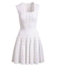 Alaia Dress 15 280 Sar Liked On Polyvore Featuring Dresses Optique Wh Fit Flare Dress High Low Dresses Alaia Dress Fit And Flare Cocktail Dress Dresses