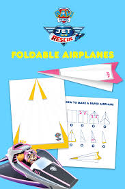 Best coloring pages of the most popular paw patrol characters. Paw Patrol Jet To The Rescue Foldable Airplanes Nickelodeon Parents