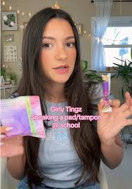 Girly Tingz: Sneaking a Pad/Tampon at School