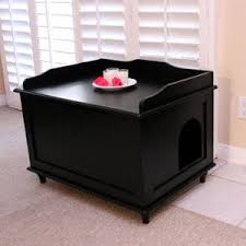 Designer Catbox Enclosed Cat Litter Box And End Table Black Walmart Com Litter Box Furniture Litter Box Enclosure Cat Box