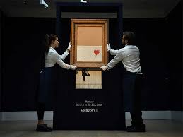 Bidders were shocked as it. Shredded Banksy Painting Worth More Than Original Experts Say South African Art Times