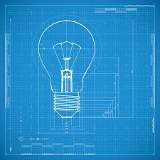 Blueprint Lightbulb Jpg 5000 5000 Blueprints Vector Illustration Illustration