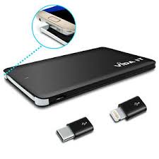 With 18w power delivery, it can fast charge your iphone x up to 50% within 30 mins. Slim Credit Card Sized Power Bank Portable Usb Battery Charger For Mobile Phone Ebay