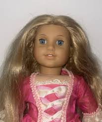 American Girl Elizabeth Cole 18” Colonial Doll with Meet Dress Retired 2008