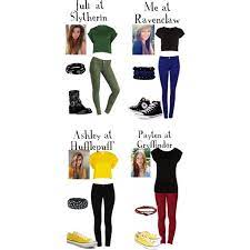 Hogwarts House Casual By Triple Threat36 On Polyvore Harry Potter Outfits Hogwarts Outfits Harry Potter Style