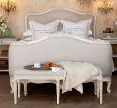 Eloquence Sophia Bed In Antique White Queen Home Upholstered Beds Furniture
