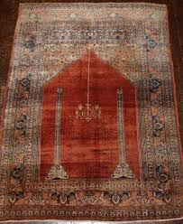 Antique Turkish Silk Prayer Rug Ottoman Transylvanian Design Late 19th Cent Rugs Prayer Rug Antiques