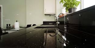 We offer free estimates and we offer a large selection of cabinets, countertops, and sinks in stock in our showroom, and provide free measurements, designs, and estimates for every. Black Granite Countertops For A Modern And Traditional Kitchen As Well