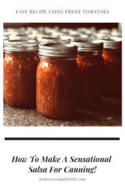 How To Make A Sensational Salsa For Canning Recipe In 2020 Canning Salsa Canning Homemade Salsa Canned Salsa Recipes