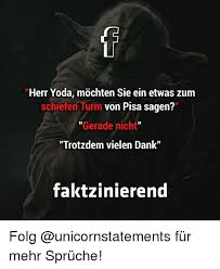 Herr Yoda Mochten Sie Ein Etwas Zum Schiefen Turm Von Pisa Sagen