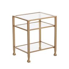 Check spelling or type a new query. Gold Glass Office Table 2 Tier Design Iron Metal Glass Construction Side Table Buy Online In Andorra At Andorra Desertcart Com Productid 124794688