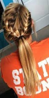 Best Hair Styles For Girls Basketball 58 Ideas Sporty Hairstyles Long Hair Styles Volleyball Hairstyles