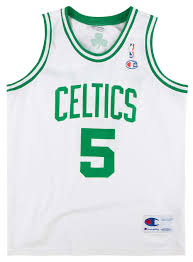 2007-10 BOSTON CELTICS GARNETT #5 CHAMPION JERSEY (HOME) S