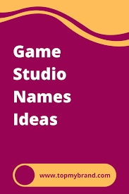 Game Studio Names Ideas In 2020 Catchy Names Business Names Find A Business Name
