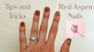 Dashes can be worn for up to 2. How To Apply Red Aspen Nails Dashes Easy At Home Fake Nails Youtube