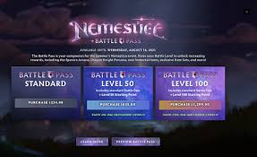 Dota 2 battle pass, spectre arcana, nemestice event game live with ti10 | gaming | entertainment june 24, 2021 the dota 2 battle pass has been revealed, with the tier 1 bundle costing 7.49, level 50 priced at 26.99, and 41.99 for level 100. Wcphhcmube6bm