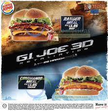 Persiaran setia impian, setia alam, 40170 shah alam. Burger King New Gi Joe Commando Ranger Combo Meals 28 Mar 2013