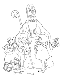 Blog O Vanocich St Nicholas Day Saint Nicholas Coloring Pages