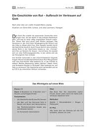 The man who refuses to accept anything less than glory. Die Geschichte Von Rut Religion Gesellschaftswissenschaften Unterrichtsmaterial Raabe