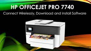 Hp officejet pro 7740 driver interfaces with the associated devices. Hp Officejet Pro 7740 Connect Wirelessly Download Install Software Youtube