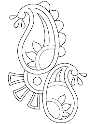 Paisley Design Rangoli Coloring Page Netart Paisley Art Rangoli Patterns Pattern Coloring Pages
