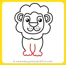 This elementary instruction will be divided into ten steps in which very simple lines will be applied. How To Draw A Lion Step By Step Drawing Guide Easy Peasy And Fun