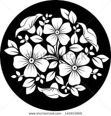 Black And White Flower Background Vector White Flower Ornament On A Black Background Vector Illustration Stock Vector Illustration Sanat Atolyeleri Desenler