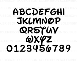 Free Free Disney Svg Font 645 SVG PNG EPS DXF File