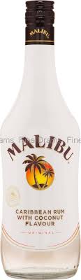 Distilled in the customary west indian way, caribbean white rum is blended with coconut and sugar which gives malibu its smooth and delicious taste. Malibu Caribbean Rum With Coconut Flavour