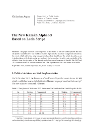 It operates through google services, google cloud, and other bets segments. Pdf The New Kazakh Alphabet Based On Latin Script Gulayhan Aqtay Academia Edu