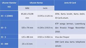 Klasifikasi penggunaan id card dan name tag Standar Ukuran Id Card Verdiand Net