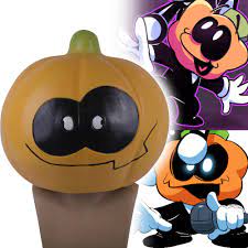 Cosplay Friday Night Funkin Pump Spooky Pumpkin Masks Halloween Costumes  Props | eBay
