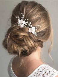310 results for wedding flower hair piece. Amazon Com Fstrend Bridal Wedding Hair Pins Silver Sparkly Rhinestones Pearls Flower Hair Pin Bride Hairpieces Gorgeous Hair Accessories For Women And Girls Pack Of 2 Silver Beauty