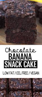 Delicious Chocolate Banana Snack Cake Recipe For A Healthy Dessert Or Even Breakfast Chocolate Dessert Br Banana Snacks Banana Snack Cake Snack Cake Recipe