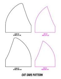 Printable Cat Ears Template Diy Cat Ears Diy Disney Ears Cat Ears
