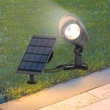 These lights are rated to last up to 12 hours, and can be set to different. Arlec 100 Lumens Led Garden Spot Solar Light Bunnings Australia