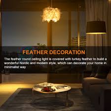 There are some that have stylish living room sets and. Lighting Feather Ceiling Light Fitting Modern Globe Design Easy Fit Led Lighting Home Furniture Diy