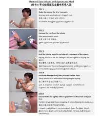 Remove the lid from the inhaler. Metered Dose Inhaler With Spacer And Mask Dosage And How To Use