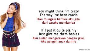 Ariana Grande 34 35 Lirik Terjemahan Youtube