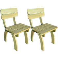 2 Pieces Wooden Garden Chairs Pine Wood Green Colour Outdoor Terrace Furniture Wooden Garden Chairs Garden Chairs Outdoor Terrace Furniture