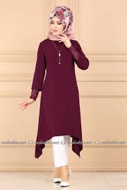 Modaselvim Tunik Kolagzi Gupurlu Tesettur Tunik Pl907 Murdum Basortusu Modasi Moda Stilleri Moda Kadin
