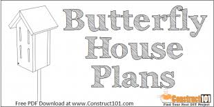 A butterfly house is a beautiful addition to any garden. Butterfly House Plans Archives Construct101
