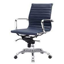 But, at the same time, it has a calming effect that balances out the serious side. Dara Office Chair In Navy Blue 344 Nvy By Jossio