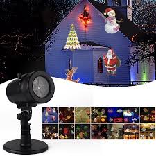 14pattern Indoor Outdoor Led Moving Laser Projector Light Landscape Garden Xmas Christmas Light Projector Indoor Christmas Lights Christmas Lights Indoor Decor