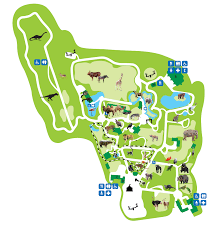Je leert hoe de dieren in het wild leven en komt alles te weten over. The Map Of Dierenpark Amersfoort In Amersfoort The Netherlands