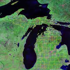 Upper Peninsula County Map Michigan County Map