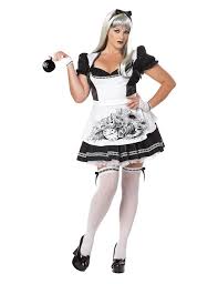 Weißer hase party kostüm alice im wunderland hase kaninchen sweatshirt. Dark Alice Halloween Damen Kostum Ubergrosse Schwarz Weiss Gunstige Halloween Kostume Bei Horrorklinik
