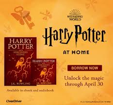 Metrolibraryok On Twitter Enjoy Harrypotterathome The Ebook And Audiobook Of Harry Potter And The Sorcerer S Stone Are Available Now With No Waiting On Overdrive And The Libby App Through The Month Of