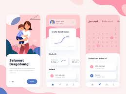 Child Health Monitoring App In 2020 Kids Health App Interface Design Interface Design